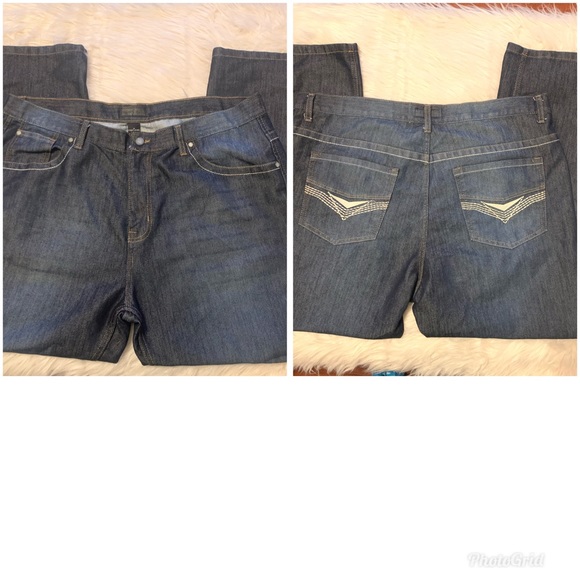 Steve’s Jeans Dark Wash Straight Leg Denim 42/30 - Picture 6 of 8